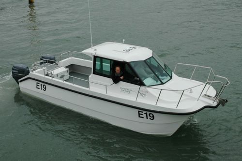 Walkaround fueraborda - Bluewater - Cheetah Marine - bimotor / con cockpit cerrado / de pesca deportiva