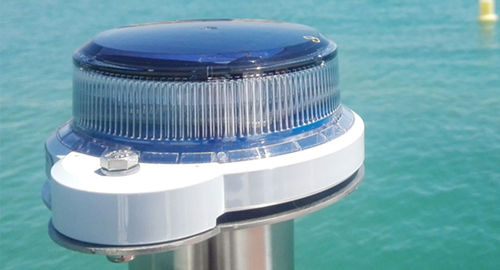 Luz de señalización portuaria - 1-2NM - JFC Manufacturing Co - para pantalán / LED / solar