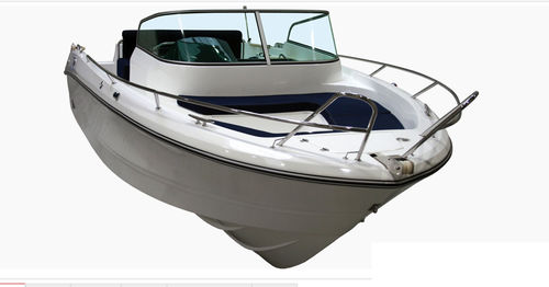 Cabin-cruiser fueraborda - QX750 - Marine Times Newspaper - open / con consola lateral / de deporte