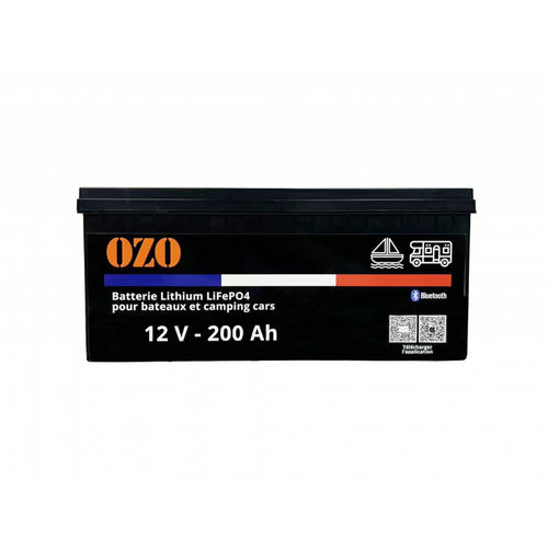 Batería marina - 007483 - OZO - 12 V / litio / estanca