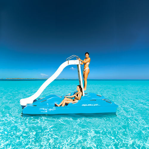 Hidropedal para 6 personas - DIAMOND R - AQUABLUE - de polietileno / azul / blanco