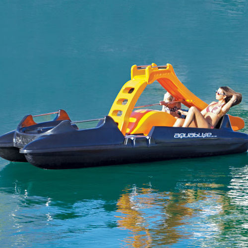 Hidropedal para 5 personas - BALADO R - AQUABLUE - de polietileno / azul / amarillo