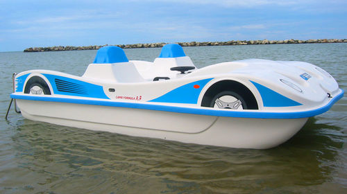 Hidropedal para 4 personas - CAPRI FORMULA 3.3 - AQUABLUE - de poliéster / azul / amarillo