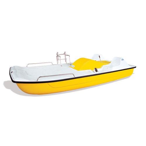 Hidropedal para 5 personas - CAPRI SOLARIUM - AQUABLUE - de poliéster / azul / amarillo