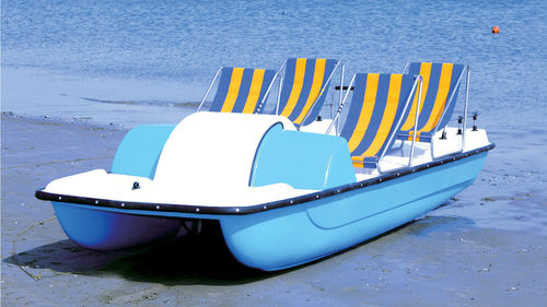 Hidropedal para 5 personas - CAPRI L - AQUABLUE - de poliéster / azul / amarillo