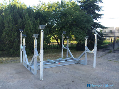 Cuna para velero - Reecon Steel - para barco de motor / ajustable / fija