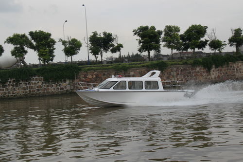 Barco profesional barco de vigilancia - YB-950 - Changzhou Youbang Boat Co., Ltd. - fueraborda / de fibra de vidrio