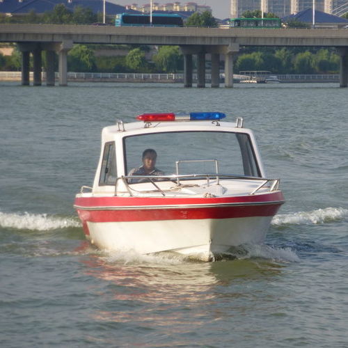 Barco profesional barco de trabajo - YB-760P - Changzhou Youbang Boat Co., Ltd. - barco de salvamento / fueraborda / de PRFV