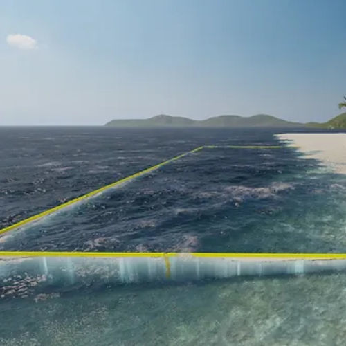 Barrera cortina de turbidez - GSC 300 - Geoseas Marine Protection and Demarcation Products Manufacturing LLC - flotante
