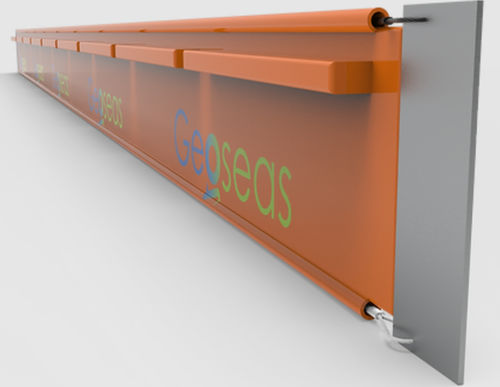 Barrera contra la polución por hidrocarburos - Geoseas Marine Protection and Demarcation Products Manufacturing LLC - flotante