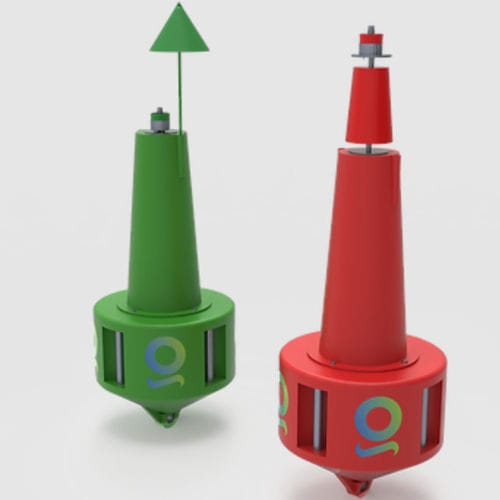 Boya de señalización - Geoseas Marine Protection and Demarcation Products Manufacturing LLC - roja / verde
