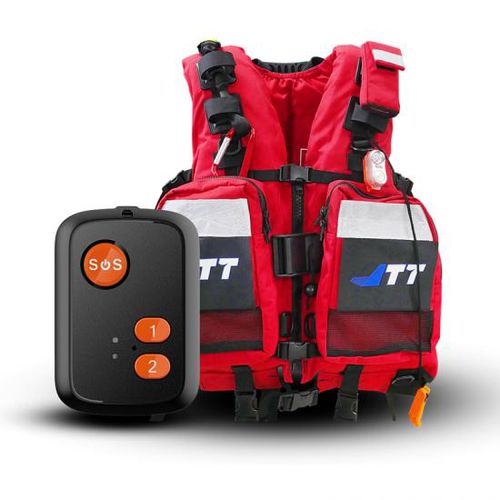 Chaleco salvavidas de espuma - Shenzhen JTT Technology Co., Ltd - 150 N / unisex / rojo