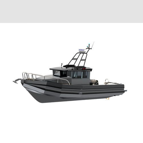 Barco cabinado intraborda - Shore Runner - Etkin Marin - con caseta de timón / de deporte / de recreo