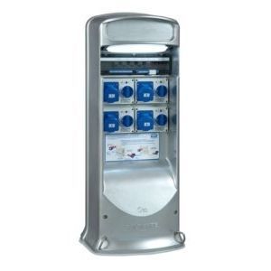 Torreta de suministro eléctrico - Geo Smart - CLOUDENERGY S.R.L. - para pantalán / IP56 / autoextinguible