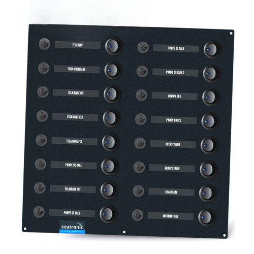 Panel eléctrico para barco - ETA16 - seatronic - de iluminación / LED