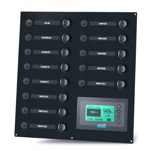 Panel eléctrico para barco - ETA13G - seatronic - de iluminación / LED