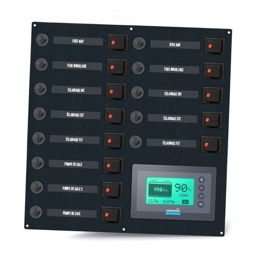 Panel eléctrico para barco - ETA13GB - seatronic - de iluminación / para bomba de sentina / LED