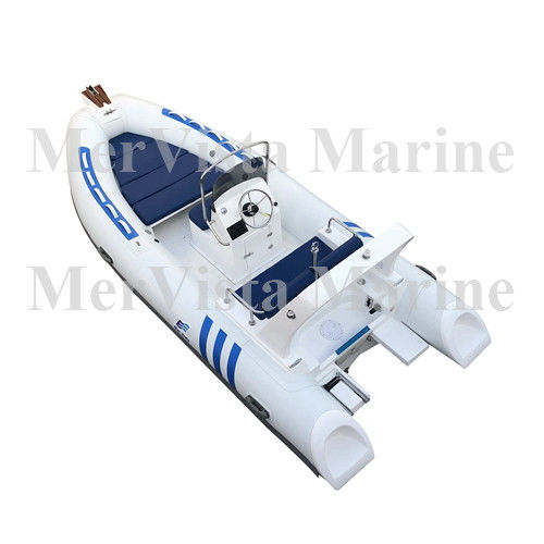 Embarcación neumática fueraborda - 480 Popular  - MerVista Boat - semirrígida / open / con consola central