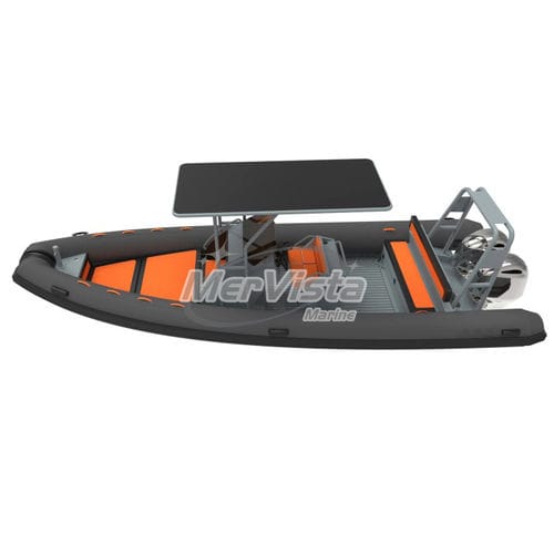 Embarcación neumática fueraborda - 760 - MerVista Boat - semirrígida / open / con consola central