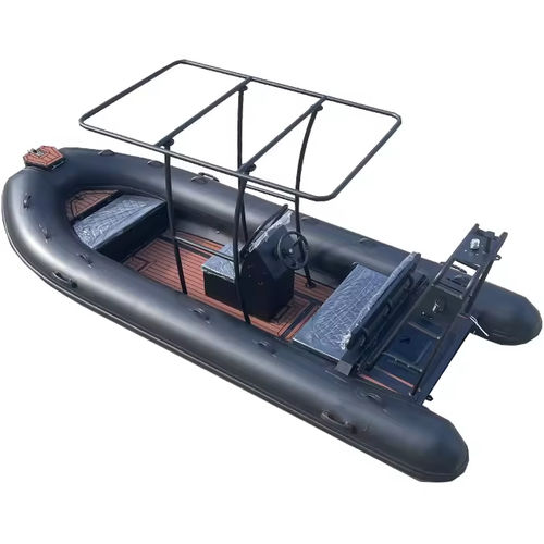 Embarcación neumática fueraborda - 480 - MerVista Boat - semirrígida / con consola central / para la pesca