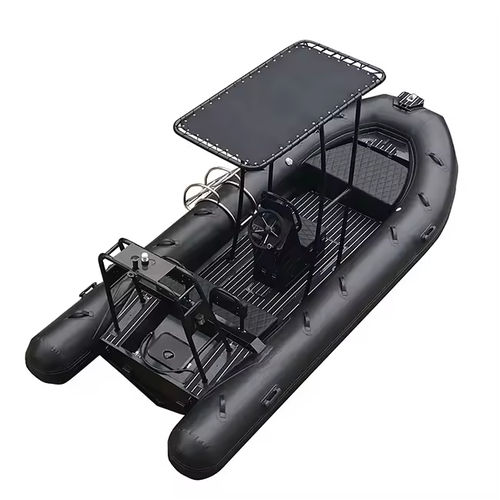 Embarcación neumática fueraborda - 480 - MerVista Boat - semirrígida / con consola central / para la pesca