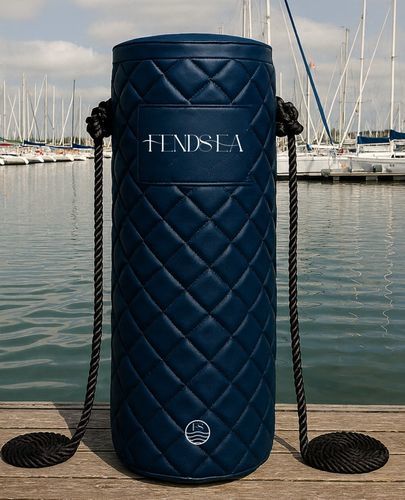 Defensa para barco - FSP 120 - Fendsea SAS - para pantalán / cilíndrica / negra