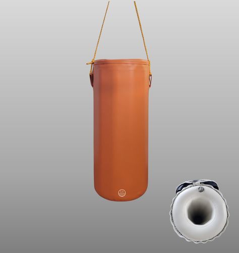 Defensa para barco - FSGC 80 - Fendsea SAS - para pantalán / cilíndrica / naranja