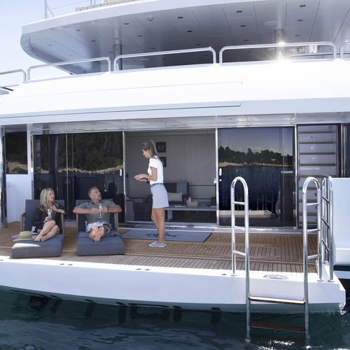 Puerta marina - PHOENIX MARINE SOLUTIONS - corredera / de acero inoxidable / hidráulica