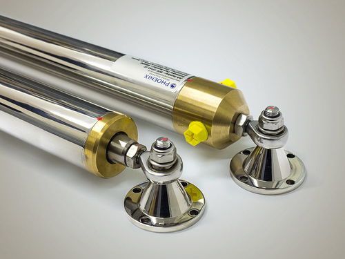 Cilindro para barco - PHOENIX MARINE SOLUTIONS - hidráulico / para cubierta / de acero inoxidable