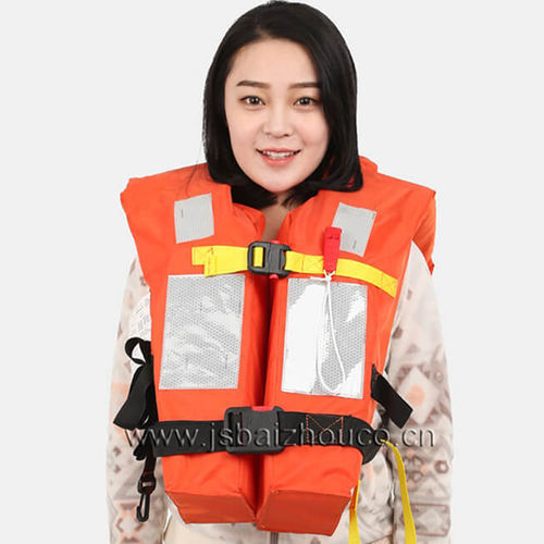 Chaleco salvavidas de espuma - JBY-1 - Jiangsu Baizhou Safety Technology Co,.ltd. - 160 N / unisex / naranja