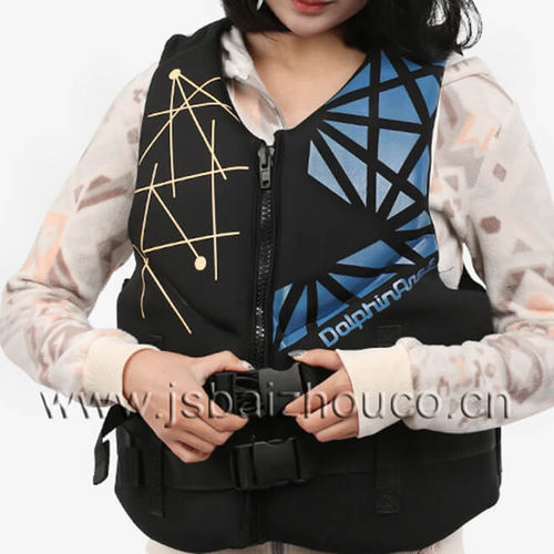 Chaleco de ayuda a la flotabilidad para deportes náuticos - JBY-1 - Jiangsu Baizhou Safety Technology Co,.ltd. - unisex / de espuma / azul