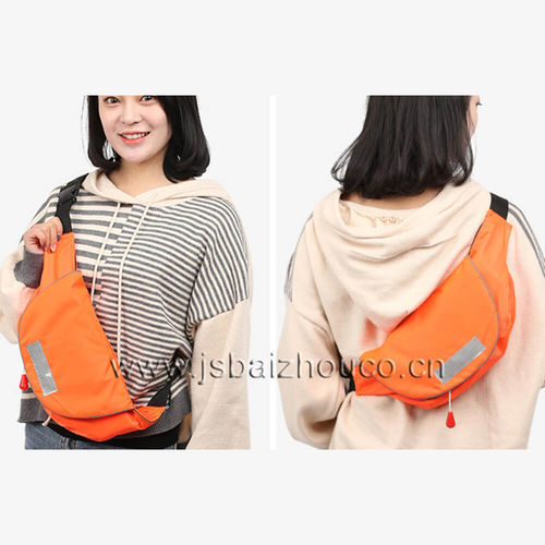 Chaleco de ayuda a la flotabilidad para deportes náuticos - JBY-6329 - Jiangsu Baizhou Safety Technology Co,.ltd. - unisex / de espuma / naranja