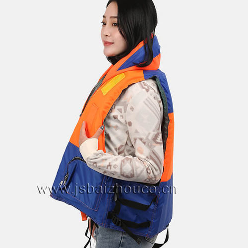 Chaleco de ayuda a la flotabilidad para deportes náuticos - JBY-5616 - Jiangsu Baizhou Safety Technology Co,.ltd. - unisex / de espuma / naranja