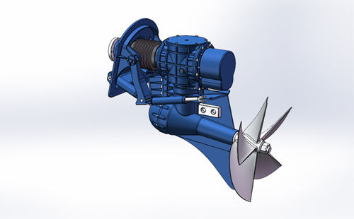 Sistema de propulsión para buque - TSD Surface Drive System