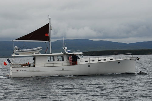 Yate a motor de crucero - MY16 - Technologie Marine - con caseta de timón / epoxi / madera