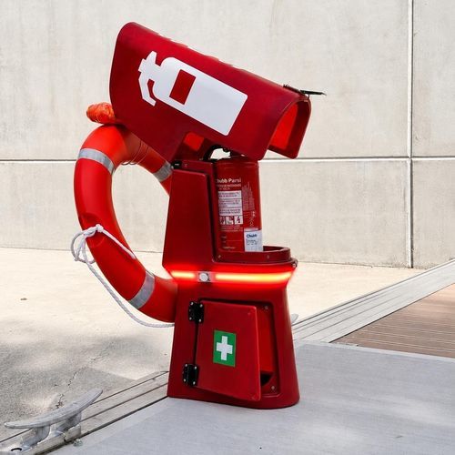 Torreta de emergencia - MARCONN SOS - MARCONN - VILTEC - de incendio / para aro salvavidas / con iluminación integrada