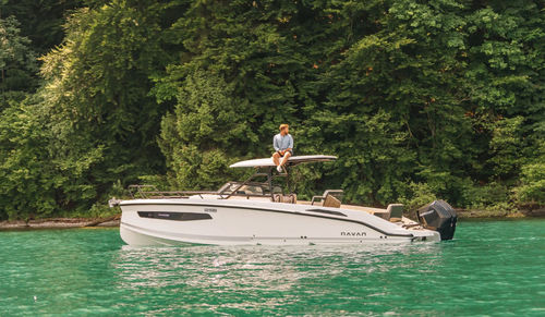 Barco cabinado fueraborda - S30 - NAVAN - bimotor / open / de pesca deportiva