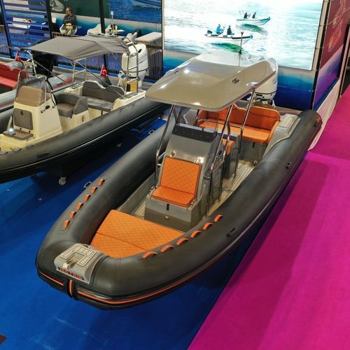Embarcación neumática fueraborda - JEETRIB JR-F-695-C - Polat Marine Boat Production Company - semirrígida / open / con consola central