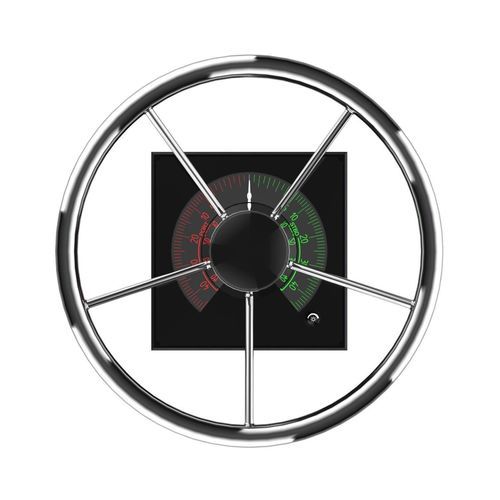Volante para barco de motor de acero inoxidable - WLF-150 series - Ningbo Shanbei Technology Co.,Ltd - barnizado con poliuretano / de aluminio / de diseño