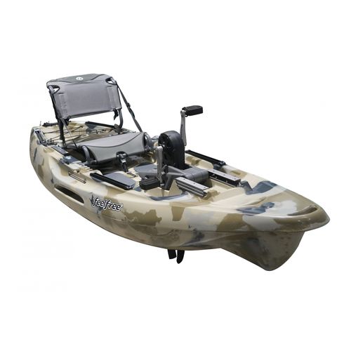 Kayak sit-on-top - MOKEN 10 PDL - FeelFree Kayak EU Sp. z o.o - de pesca / para adulto / 1 plaza
