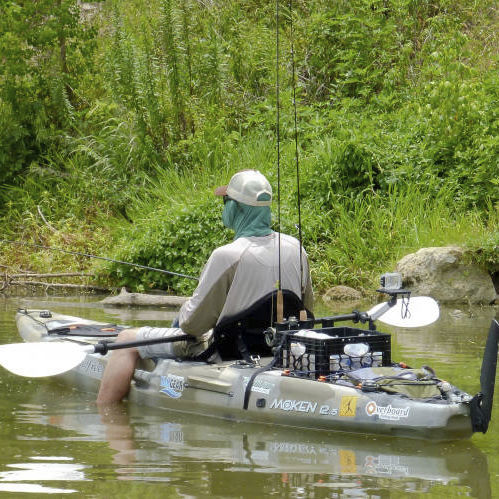 Kayak sit-on-top - MOKEN 12.5 - FeelFree Kayak EU Sp. z o.o - de pesca / para adulto / 1 plaza