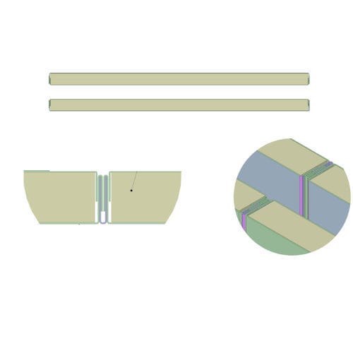 Panel sándwich para tabique de buque - P25_CAP2 - Bimar - para protección contra incendio / para el acondicionamiento de buques / lana mineral