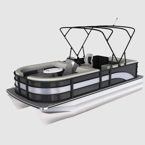 Barco pontón fueraborda - 580 AL - Driftmark Marine - open / con consola lateral / de pesca