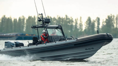 Barco profesional barco de vigilancia - M.A.G. Boats - barco de salvamento / fueraborda / embarcación neumática semirrígida