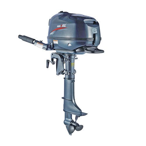 Motor fueraborda - 6HP - TAIZHOU YUELANG POWER TECHNOLOGY CO., LTD. - gasolina / para embarcación de recreo / refrigerado por agua