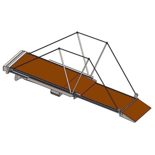 Pasarela para barco - Compass Marine - para yate / plegable / hidráulica