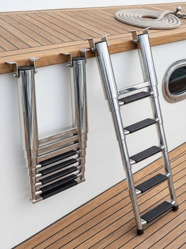 Escalera para barco - GLM48 series - Compass Marine - telescópica / plegable / de embarque