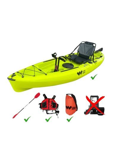 Kayak sit-on-top - SAMOA PROPEL - LONG WAVE - modular / de travesía / de pesca