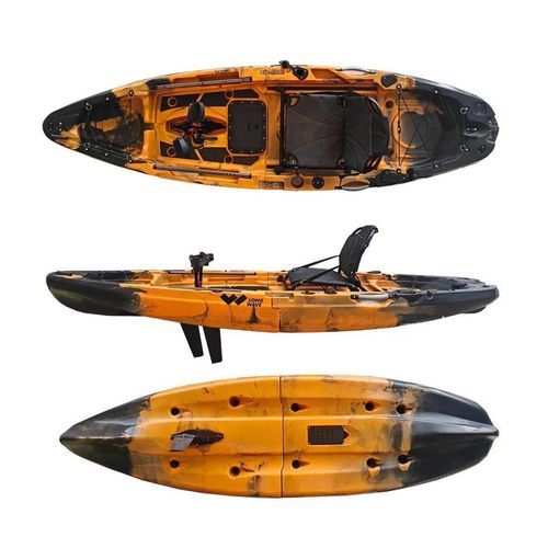 Kayak sit-on-top - BEAUFORT - LONG WAVE - modular / de pesca / para la pesca