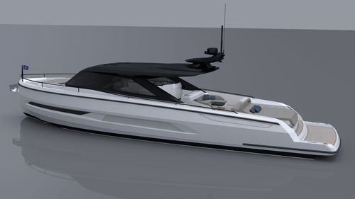 Yate a motor de crucero - 64 - Cantiere Navale di SANTASEVERA srl - de deporte / con fly / intraborda